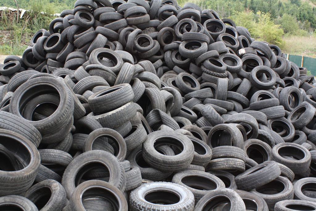 used tyres recycling - Newport Recycling