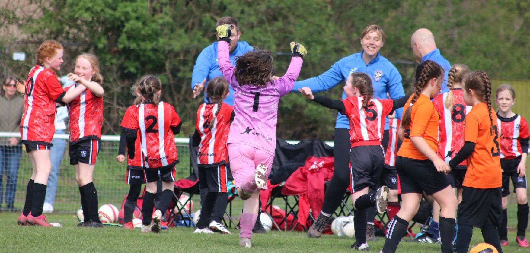 Move Over Wrexham AFC, The Real Champions Are Here: Newport Jaguars Win the Girls Under 8 Charity Cup Final